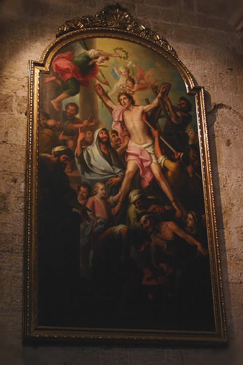 Martiri de Sant Vicent Martiri de Sant Vicent en la Catedral de València.
