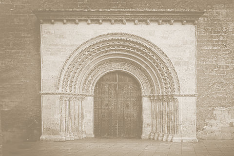 La porta del Palau La porta del Palau