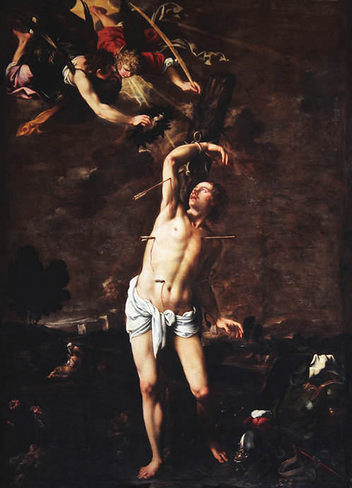 Oli de Pedro de Orrente Martiri de Sant Sebastià