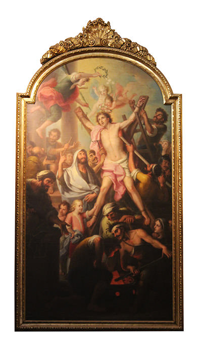 Oli de José Vergara Martiri de Sant Vicent.