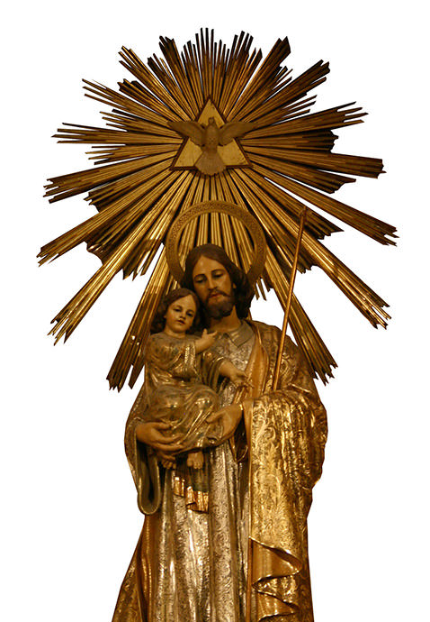 Imatge de fusta policromada per José Ponsoda Sant Josep, Imatge de fusta policromada.