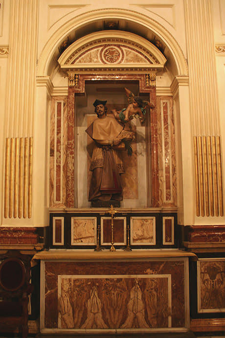 Imatge de fusta per Francisco Sanchis Sant Pere Pasqual.