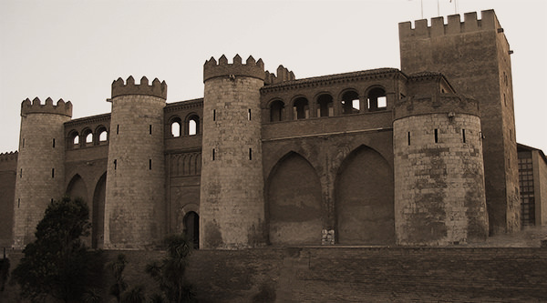 Palau de l'Alfajería de Zaragoza.