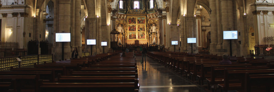 La Catedral de València - interior La Catedral de València - interior