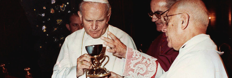 Juan Pablo II en la Catedral