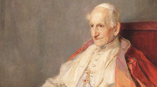 Papa León XIII (1900) Óleo de Philip de László.