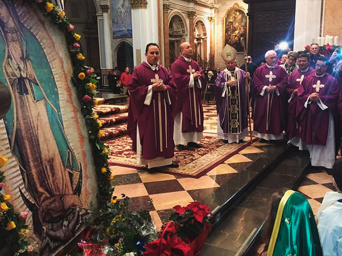 Fiesta de nuestra señora de Guadalupe en la Catedral