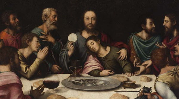 La Última cena de Juan de Juanes (entre 1555 y 1562).