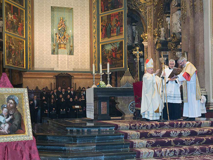El cardenal Cañizares preside una eucaristía en la Catedral por la celebración de la Solemnidad de San José