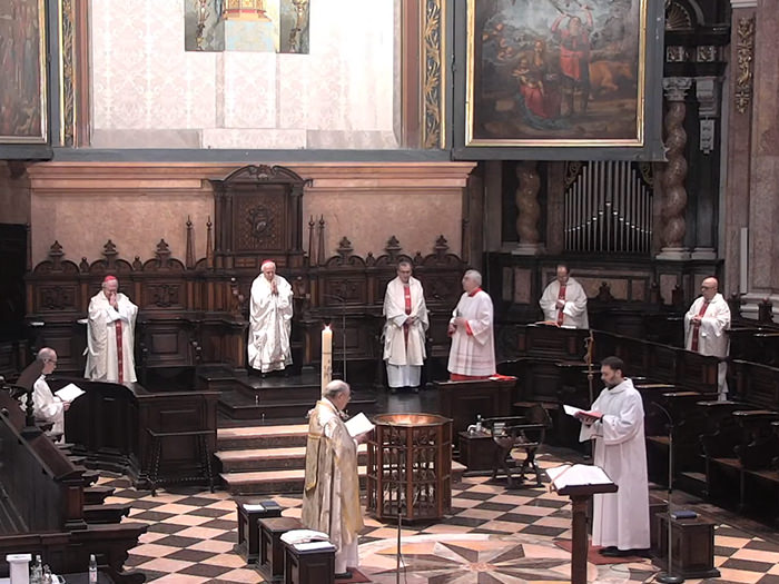 La Catedral acoge la celebración de los Oficios de la Semana Santa presididos por el Cardenal