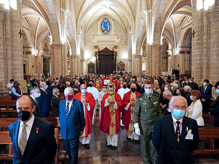El cardenal preside en la Catedral la Fiesta Anual del Santo Cáliz y la clausura del Año Jubilar “Cáliz de la Pasión”