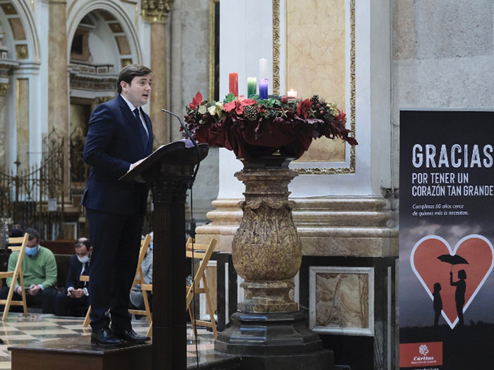 Eucaristía en la Catedral por el 60º aniversario de Cáritas Diocesana