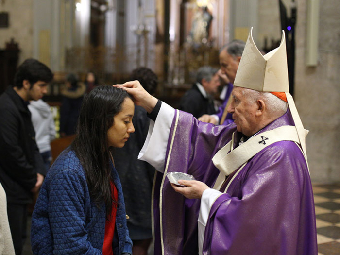La Catedral acoge la celebración del Miércoles de Ceniza presidida por el Cardenal Cañizares