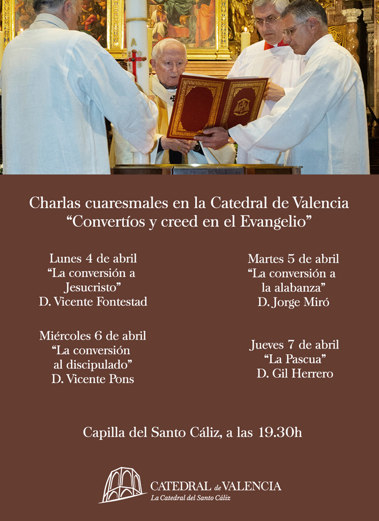 Comienza el ciclo de charlas cuaresmales en la capilla del Santo Cáliz de la Catedral