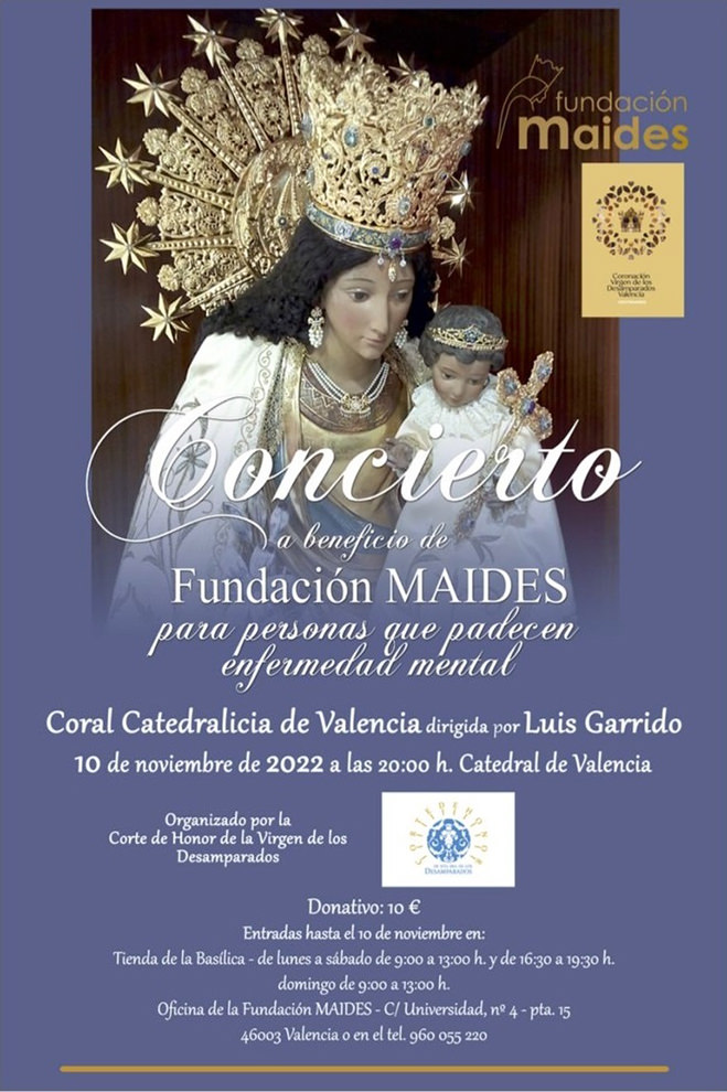 Cartel concierto - Fundación Maides