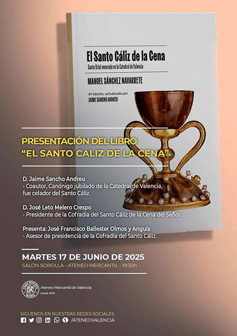 Presentación del libro El Santo Cáliz de la Cena