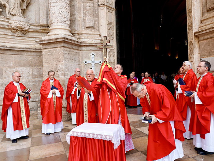 “Bendición del término”, en la Catedral de Valencia