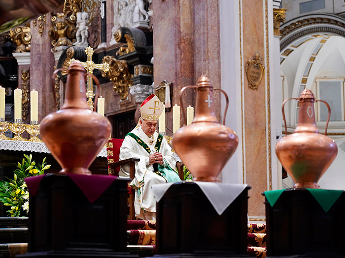 Este Miércoles Santo, Misa Crismal y Jubileo del Clero en la Catedral, presidido por el Arzobispo