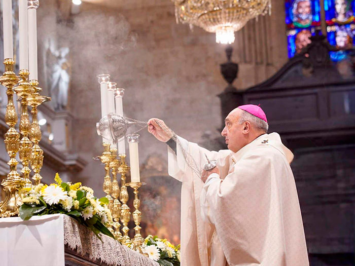 Misa de acción de gracias en la Catedral por la elección del Papa León XIV
